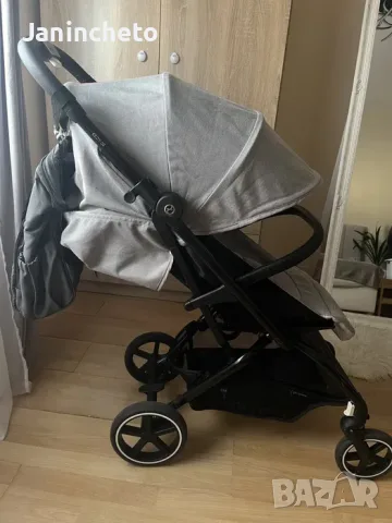 Количка Cybex Eezy S+ 2 Lava Grey + Подарък раница Chipolino, снимка 4 - Детски колички - 55890580