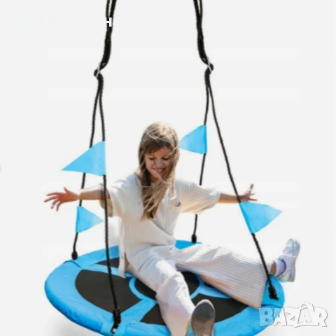 Люлка "Щъркелово гнездо" — здрава, удобна и подходяща за деца и възрастни до 150 кг, снимка 5 - Детски люлки - 53321994