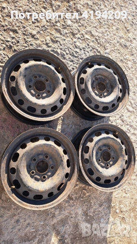 Mazda 15-ки стоманени джанти цена 60 лв , снимка 4 - Гуми и джанти - 51460505