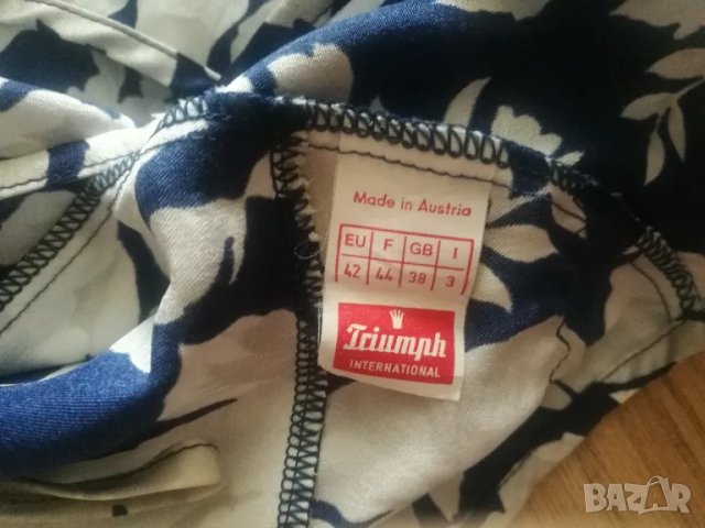 Къс сатенен потник TRIUMPH, снимка 2 - Потници - 50074738