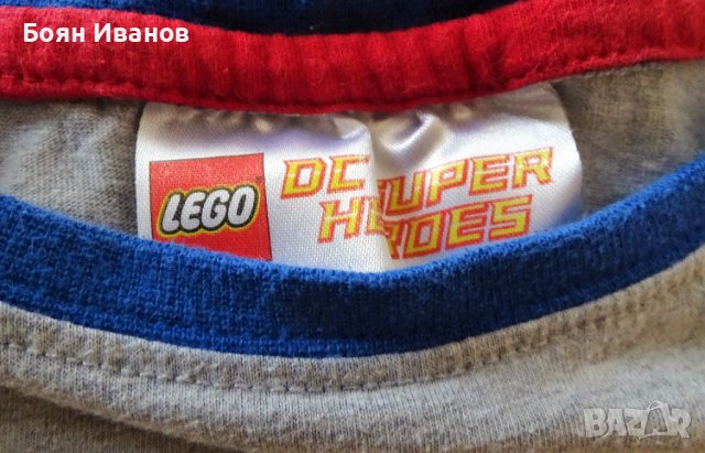 LEGO DC Comics Super Heroes - детска тениска Лего Батман Супермен Светкавицата, снимка 3 - Детски тениски и потници - 41772438