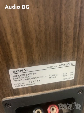 Sony APM-20ES, снимка 3 - Тонколони - 53405709