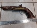 Стар кремъчен пистолет,пищов,оръжие, снимка 2