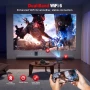 НОВ макс. 220" 4K интелигентен проектор с 5G WiFi и Bluetooth 5.2, 600 ANSI с YouTube, Netflix и др., снимка 6