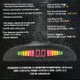 Черен парктроник с 4 сензора 16.5 mm и LED дисплей, снимка 5