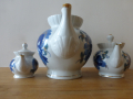 Редки украински порцеланови чайници 3 бр 1970 г чайник, снимка 4