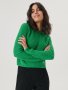 дамски зелен пуловер , снимка 1 - Блузи с дълъг ръкав и пуловери - 42417537