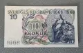 Швеция. 10 крони. 1968 г. UNC. , снимка 1