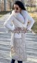 Дамско луксозно палто кашмир вълна и лисица код 193, снимка 1 - Палта, манта - 39378878