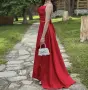 Официална червена рокля , снимка 1
