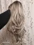 Дълга сива вълниста перука, снимка 7