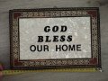 дървена табела "Бог да благослови нашия дом", снимка 2