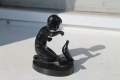 СССР скулптура  чугун 1983г, снимка 1 - Антикварни и старинни предмети - 36463902
