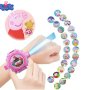 3D Пепа Пиг peppa pig детски часовник прожектор, снимка 4