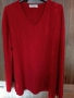 Дамски пуловер червен 3XL/4XL, снимка 1
