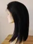 Естествена бразилска черна перука 40 см с Lace Front 13×4 – елегантност и естествен вид, снимка 4