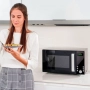 Микровълнова с грил Black+Decker – 23L, 900W, 9 автоматични програми, 5 нива на мощност., снимка 2