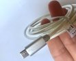 USB текстилен кабел 2 м Delock, Micro-B, Type-A, пренос на данни, Германия, снимка 5