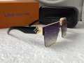 -22 % разпродажба Louis Vuitton 2023 висок клас дамски слънчеви очила маска Мъжки Унисекс, снимка 9