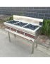 ПРОМО! Професионален газов котлон с крака на стойка РАЗЛИЧНИ РАЗМЕРИ 3ка 4ка 6ца, снимка 4