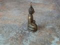 Месингова миниатюра на Буда , снимка 6