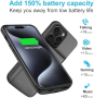 Нов 8500mAh Кейс Батерия за телефон iPhone 15 Pro Max/Plus Айфон Power Bank, снимка 3