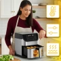 Фритюрник с горещ въздух XXL - 8 литра, 1800 W и 12 програми, снимка 2