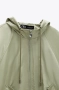 ZARA oversized яке с качулка, снимка 3