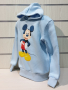 Нов детски суичър с дигитален печат Мики Маус в светлосин цвят, снимка 9