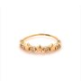 Златен дамски пръстен 1,66гр. размер:56 14кр. проба:585 модел:17790-6, снимка 1