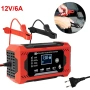 Зарядно устройство за кола , 12V 6A, LCD дисплей, режим на ремонт, снимка 12