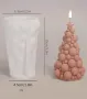 3d висока Buble елха от топки мехури топчета силиконов молд форма фондан шоколад смола гипс свещ , снимка 1