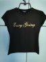 Черна блузка, снимка 1 - Тениски - 42281086