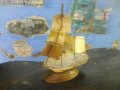 Корабче от мида и седеф - сувенир, снимка 1 - Други ценни предмети - 41143711