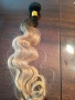 Естествена коса омбре 60см.100гр., снимка 2