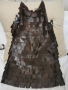 марка ..рокля туника с гол гръб оригинална естествена кожа , снимка 1 - Рокли - 36117232