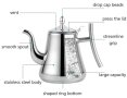 МЕТАЛЕН ЧАЙНИК С ЦЕДКА 2Л.-ПОДХОДЯЩ ЗА ИДУКЦИОННИ КОТЛОНИ, снимка 3