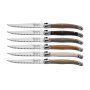 Комплект 6 ножa за стекове с дървена поставка Laguiole Style de Vie Premium Treasure, снимка 3