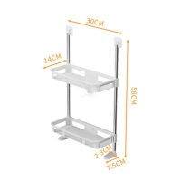 Универсална ЕТАЖЕРКА ЗА НАД ТОАЛЕТНА С ДВА РАФТА, снимка 5 - Други стоки за дома - 40677220