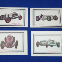 Ретро календарчета, състезателни коли,1981 г, 4 различни, снимка 8 - Колекции - 44709560