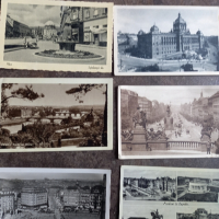 стари черно-бели пощенски картички Прага, снимка 5 - Колекции - 44925028