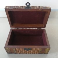 Дървена кутия 18 х 11 h 8 cm. , снимка 4 - Други стоки за дома - 41414405