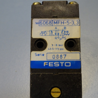 пневматичен разпределител Festo MFH-5-3.3(6068) pneumatic directional control valve, снимка 4 - Резервни части за машини - 44601641