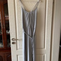 Нова спортно елегантна сива еластична рокля трико за маратонки и сникърси , снимка 7 - Рокли - 41352038