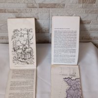Две стари карти на България - лов и риболов - БЛРС, снимка 3 - Антикварни и старинни предмети - 44254820