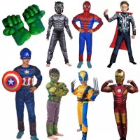 Костюми с мускули на Спайдърмен ,Хълк,Соник/Костюми хелуин/Spiderman, снимка 1 - Детски комплекти - 42539965
