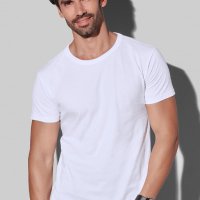Мъжки памучни бели тениски L-XL, снимка 4 - Тениски - 41514895