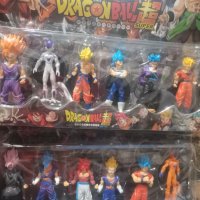 Dragonball 6 бр пластмасови фигурки играчки за игра и украса торта, снимка 1 - Стоки за близнаци - 41897077