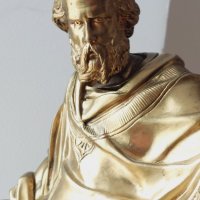 Стара антикварна бронзова фигура 19 век/бронз сребро злато/, снимка 3 - Антикварни и старинни предмети - 40052363
