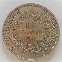 10 франка Франция, снимка 1 - Нумизматика и бонистика - 41895646